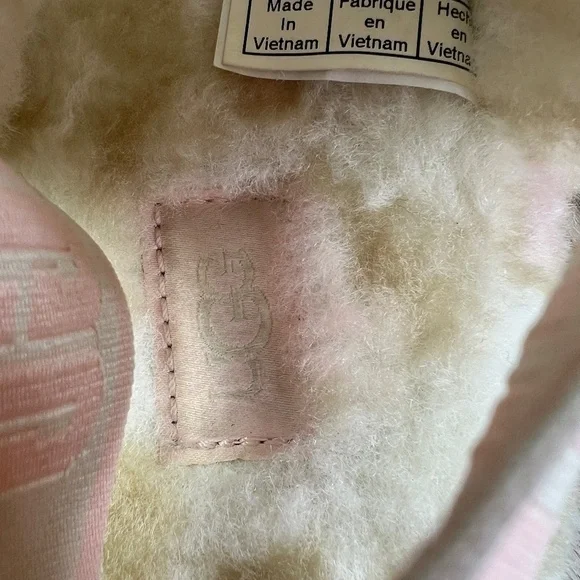 UGG Oh Yeah Panther Print Slide Sandal Slippers In White - Picture 4 of 7